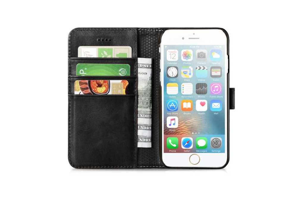Zar Wallet Flip Case, iPhone 7 und 8
